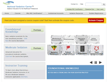 Tablet Screenshot of nationalsedationcenter.com
